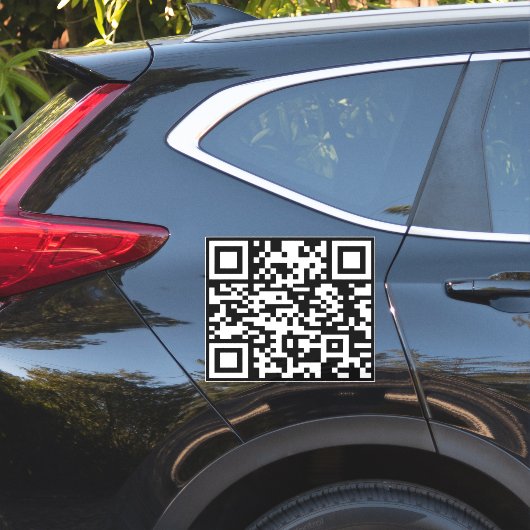 Sofort erstellten QR-Code (durch Eingabe Ihrer URL Aufkleber (Auto Seite)