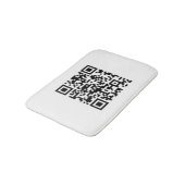 Sofort erstellten QR-Code (durch Eingabe Ihrer URL Badematte (Schrägansicht)