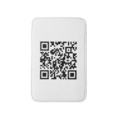 Sofort erstellten QR-Code (durch Eingabe Ihrer URL Badematte (Vorderseite Vertikal)