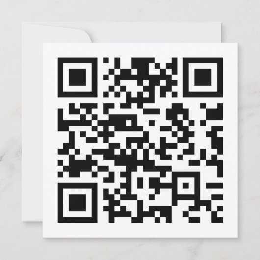 Sofort erstellten QR-Code (durch Eingabe Ihrer URL Einladung (Vorderseite)