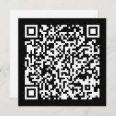 Sofort erstellten QR-Code (durch Eingabe Ihrer URL Einladung (Vorne/Hinten)