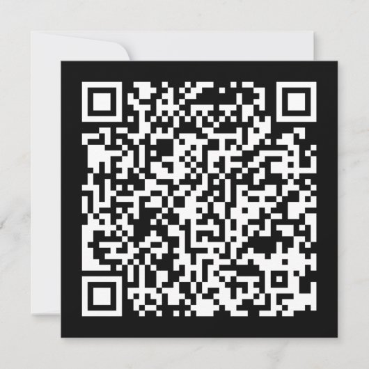 Sofort erstellten QR-Code (durch Eingabe Ihrer URL Einladung (Vorderseite)
