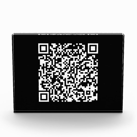 Sofort erstellten QR-Code (durch Eingabe Ihrer URL Fotoblock (Vorderseite)
