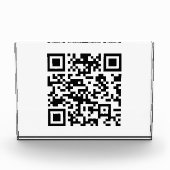Sofort erstellten QR-Code (durch Eingabe Ihrer URL Fotoblock (Vorderseite)