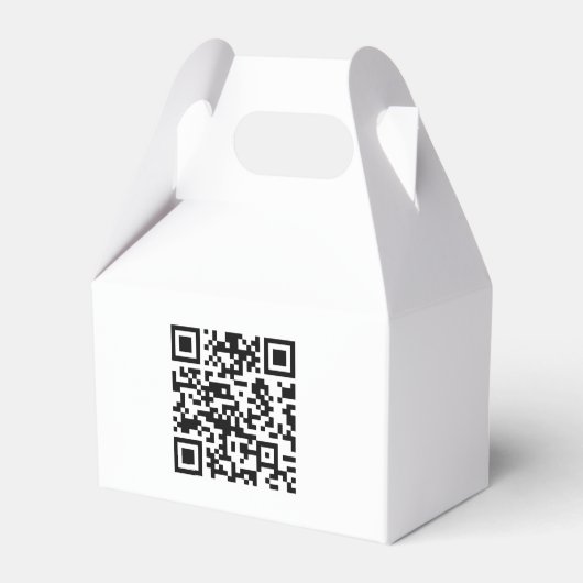 Sofort erstellten QR-Code (durch Eingabe Ihrer URL Geschenkschachtel (Rückseite)