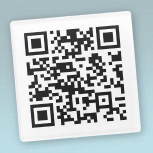 Sofort erstellten QR-Code (durch Eingabe Ihrer URL Glasuntersetzer