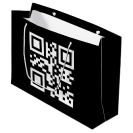 Sofort erstellten QR-Code (durch Eingabe Ihrer URL Große Geschenktüte