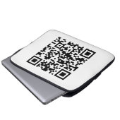 Sofort erstellten QR-Code (durch Eingabe Ihrer URL Laptopschutzhülle (Vorne Knopf)