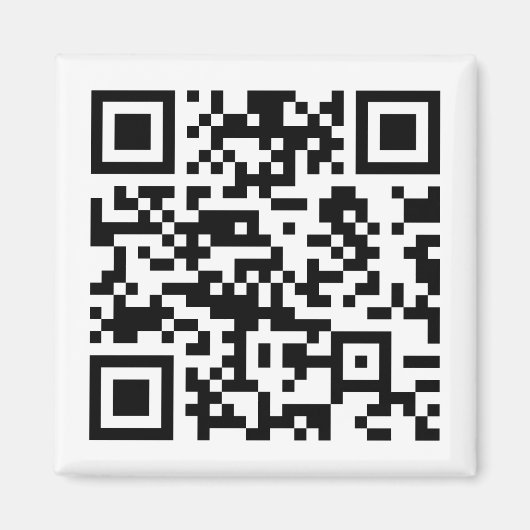 Sofort erstellten QR-Code (durch Eingabe Ihrer URL Magnet (Vorne)