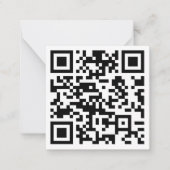 Sofort erstellten QR-Code (durch Eingabe Ihrer URL Mitteilungskarte (Vorderseite)
