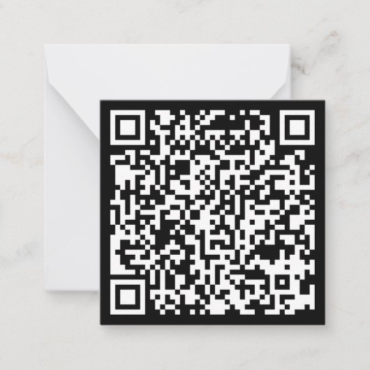 Sofort erstellten QR-Code (durch Eingabe Ihrer URL Mitteilungskarte (Vorderseite)