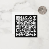 Sofort erstellten QR-Code (durch Eingabe Ihrer URL Mitteilungskarte (Vorderseite/Rückseite Beispiel)
