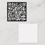 Sofort erstellten QR-Code (durch Eingabe Ihrer URL Mitteilungskarte (Vorne/Hinten)