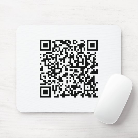 Sofort erstellten QR-Code (durch Eingabe Ihrer URL Mousepad (Mit Mouse)
