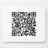 Sofort erstellten QR-Code (durch Eingabe Ihrer URL Mousepad (Vorne)