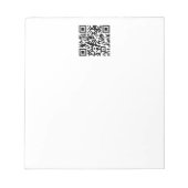 Sofort erstellten QR-Code (durch Eingabe Ihrer URL Notizblock (Vorderseite)