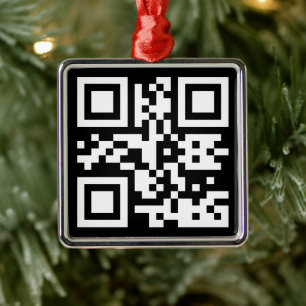 Sofort erstellten QR-Code (durch Eingabe Ihrer URL Ornament Aus Metall