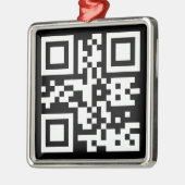Sofort erstellten QR-Code (durch Eingabe Ihrer URL Ornament Aus Metall (Links)