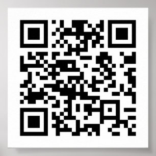 Sofort erstellten QR-Code (durch Eingabe Ihrer URL Poster
