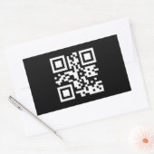 Sofort erstellten QR-Code (durch Eingabe Ihrer URL Rechteckiger Aufkleber (Umschlag)