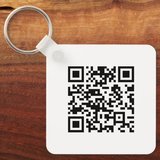 Sofort erstellten QR-Code (durch Eingabe Ihrer URL Schlüsselanhänger (Vorderseite)