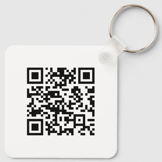 Sofort erstellten QR-Code (durch Eingabe Ihrer URL Schlüsselanhänger (Rückseite)