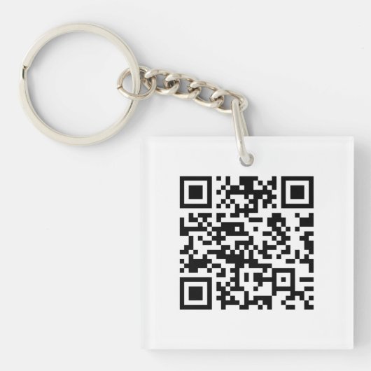 Sofort erstellten QR-Code (durch Eingabe Ihrer URL Schlüsselanhänger (Vorderseite)