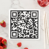 Sofort erstellten QR-Code (durch Eingabe Ihrer URL Serviette (Beispiel)