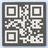 Sofort erstellten QR-Code (durch Eingabe Ihrer URL Steinuntersetzer