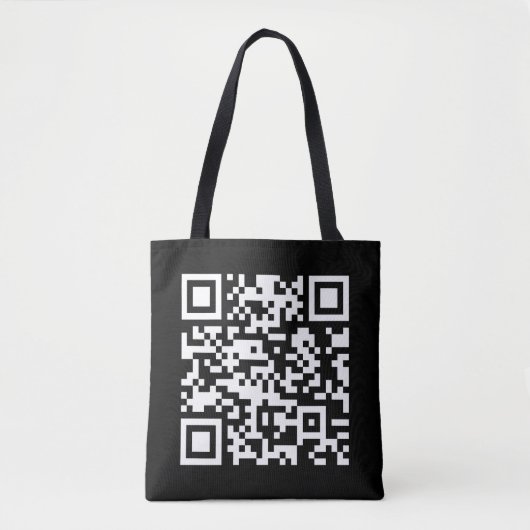 Sofort erstellten QR-Code (durch Eingabe Ihrer URL Tasche (Vorderseite)