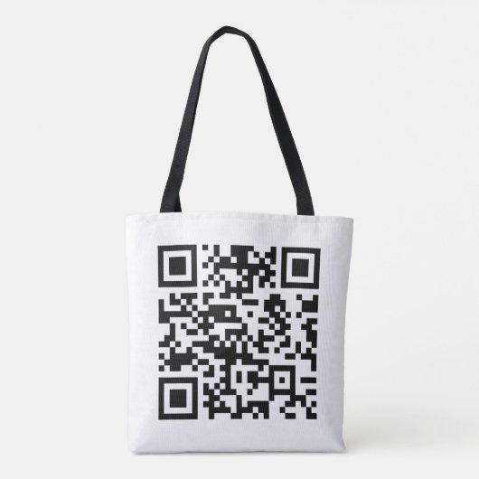 Sofort erstellten QR-Code (durch Eingabe Ihrer URL Tasche (Rückseite)