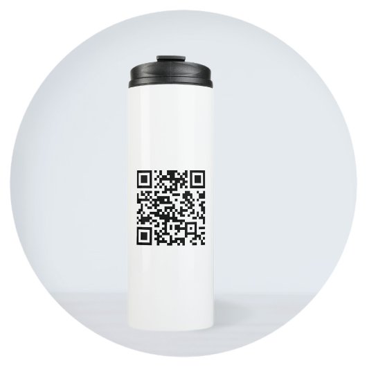 Sofort erstellten QR-Code (durch Eingabe Ihrer URL Thermosbecher