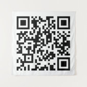 Sofort erstellten QR-Code (durch Eingabe Ihrer URL Wandteppich (Vorderseite (Horizontal))