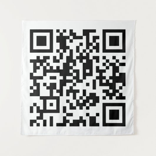 Sofort erstellten QR-Code (durch Eingabe Ihrer URL Wandteppich (Vorderseite (Horizontal))