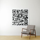 Sofort erstellten QR-Code (durch Eingabe Ihrer URL Wandteppich (Beispiel (Horizontal))