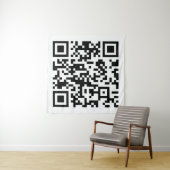 Sofort erstellten QR-Code (durch Eingabe Ihrer URL Wandteppich (Beispiel)