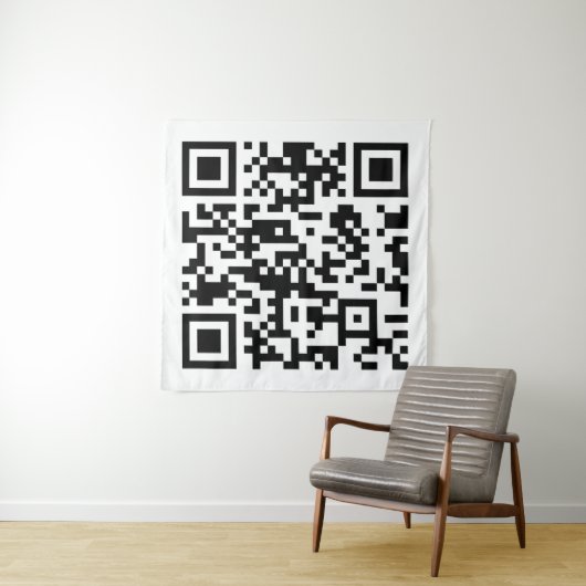 Sofort erstellten QR-Code (durch Eingabe Ihrer URL Wandteppich (Beispiel)