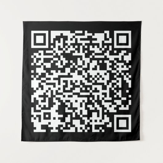 Sofort erstellten QR-Code (durch Eingabe Ihrer URL Wandteppich (Vorderseite (Horizontal))