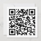 Sofort erstellter QR-Code (durch Eingabe Ihrer URL Einladung (Vorderseite)
