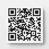 Sofort erstellter QR-Code (durch Eingabe Ihrer URL Fotoplatte (Vorderseite)