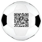 Sofort erstellter QR-Code (durch Eingabe Ihrer URL Fußball (Gedreht)