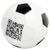 Sofort erstellter QR-Code (durch Eingabe Ihrer URL Fußball (Dreiviertel)