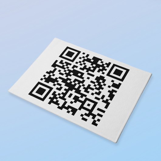 Sofort erstellter QR-Code (durch Eingabe Ihrer URL Fußmatte