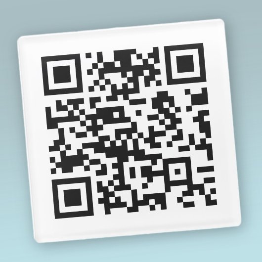 Sofort erstellter QR-Code (durch Eingabe Ihrer URL Glasuntersetzer