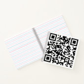 Sofort erstellter QR-Code (durch Eingabe Ihrer URL Notizblock (Innenseite)