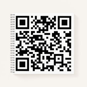 Sofort erstellter QR-Code (durch Eingabe Ihrer URL Notizblock