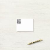 Sofort erstellter QR-Code (durch Eingabe Ihrer URL Post-it Klebezettel (Auf Schreibtisch)