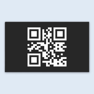 Sofort erstellter QR-Code (durch Eingabe Ihrer URL Rechteckiger Aufkleber
