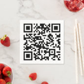 Sofort erstellter QR-Code (durch Eingabe Ihrer URL Serviette (Beispiel)