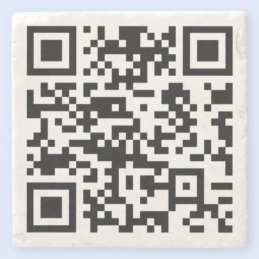 Sofort erstellter QR-Code (durch Eingabe Ihrer URL Steinuntersetzer